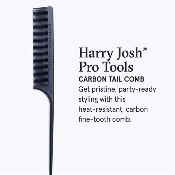 NIB Harry Josh Carbon Tail Rat Comb - Picture 1 of 3